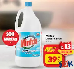 MİNTAX ÇAMAŞIR SUYU 2,5 L